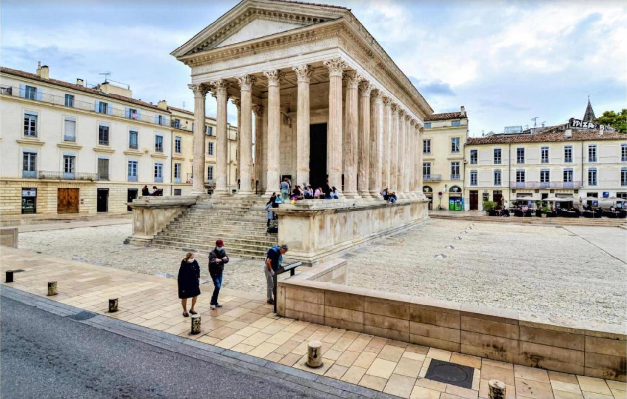 Appartement 3 Min A Pied Du Centre D'Uzes Parking Piscine Екстер'єр фото